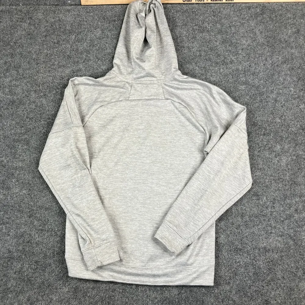 Adidas Football Hoodie Mens Medium Gray Pullover GW‎ Bulldogs Team Sweatshirt